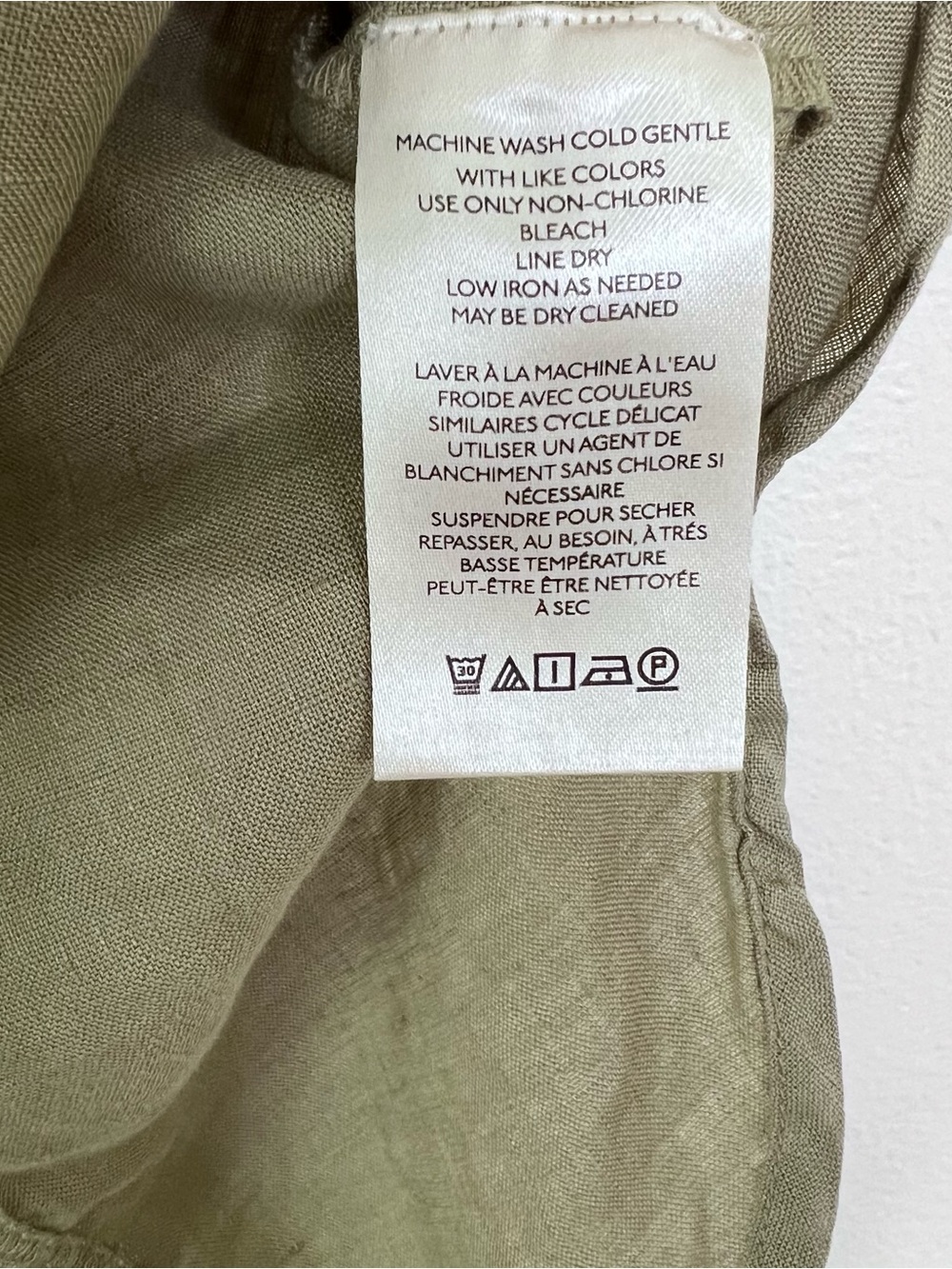 Anthropologie Olive Green Short Sleeve Split-Neck Blouse - Picture 8 of 10